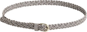 PCAVERY LEATHER BRAIDED SLIM BELT N