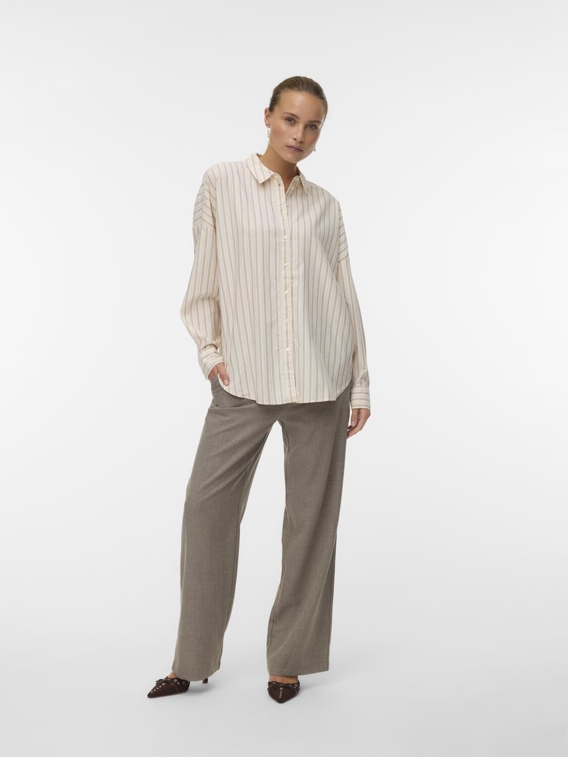 AWPARIS LS LOOSE OXFORD SHIRT VMA N