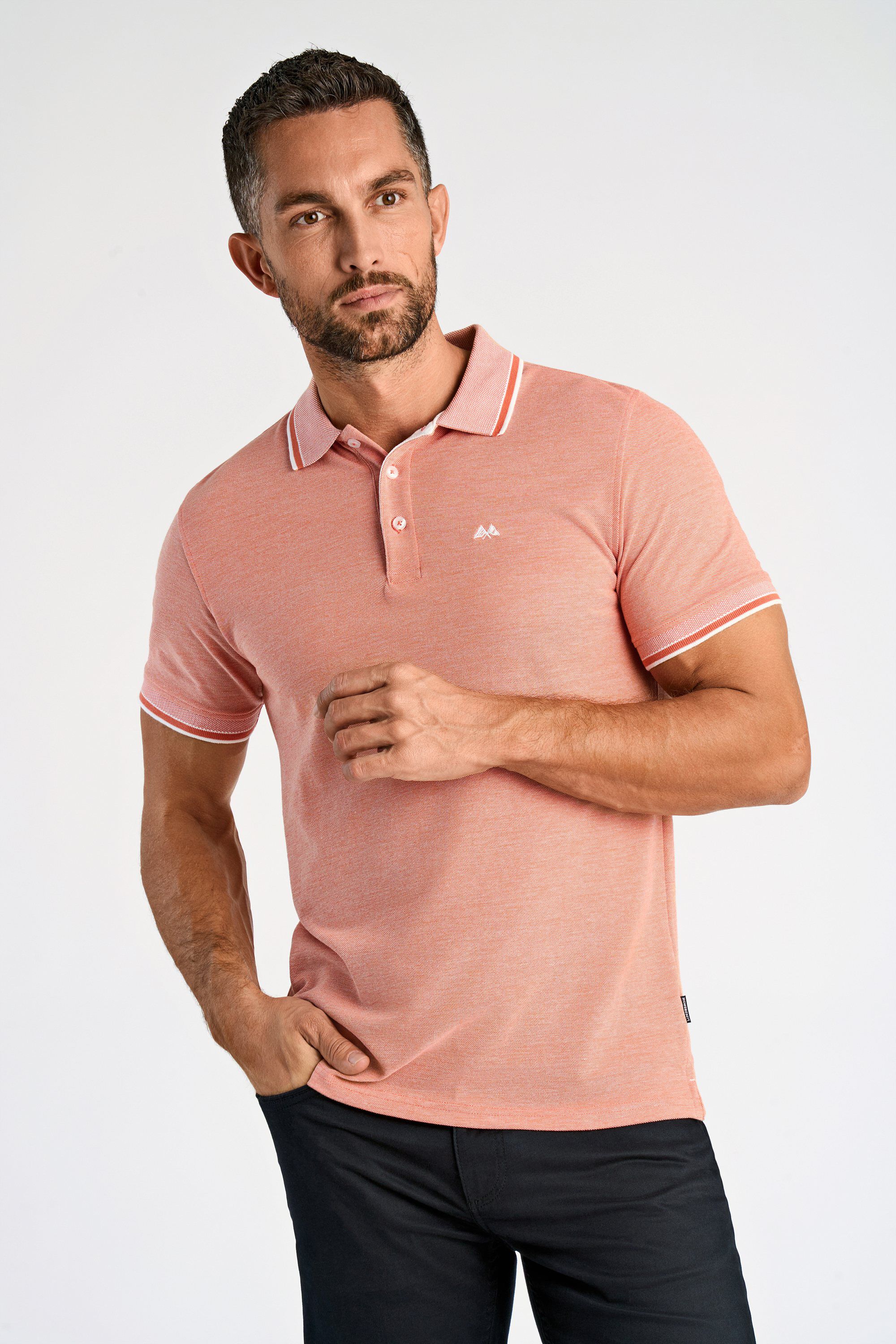 Organic cotton polo S/S