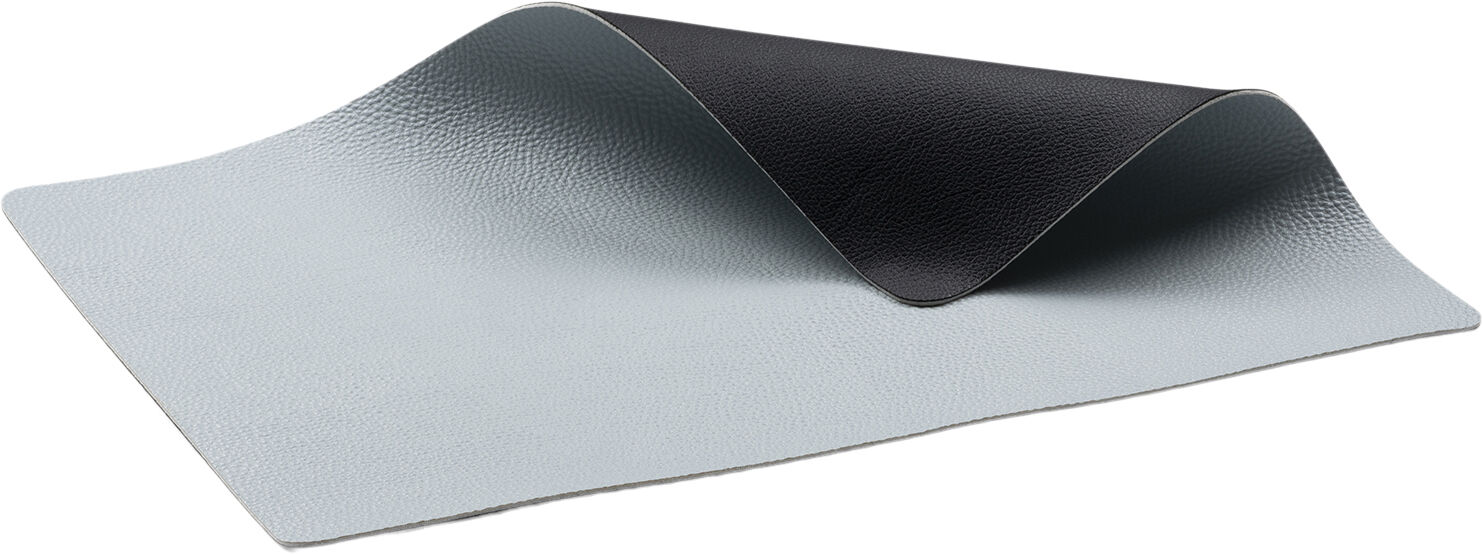 Bordstablett 46x33 4 st Svart/Ljusbl&aring;