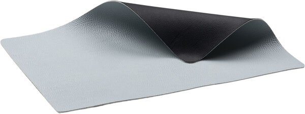 Bordstablett 46x33 4 st Svart/Ljusblå