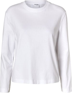 SLFESSENTIAL LS BOXY TEE NOOS