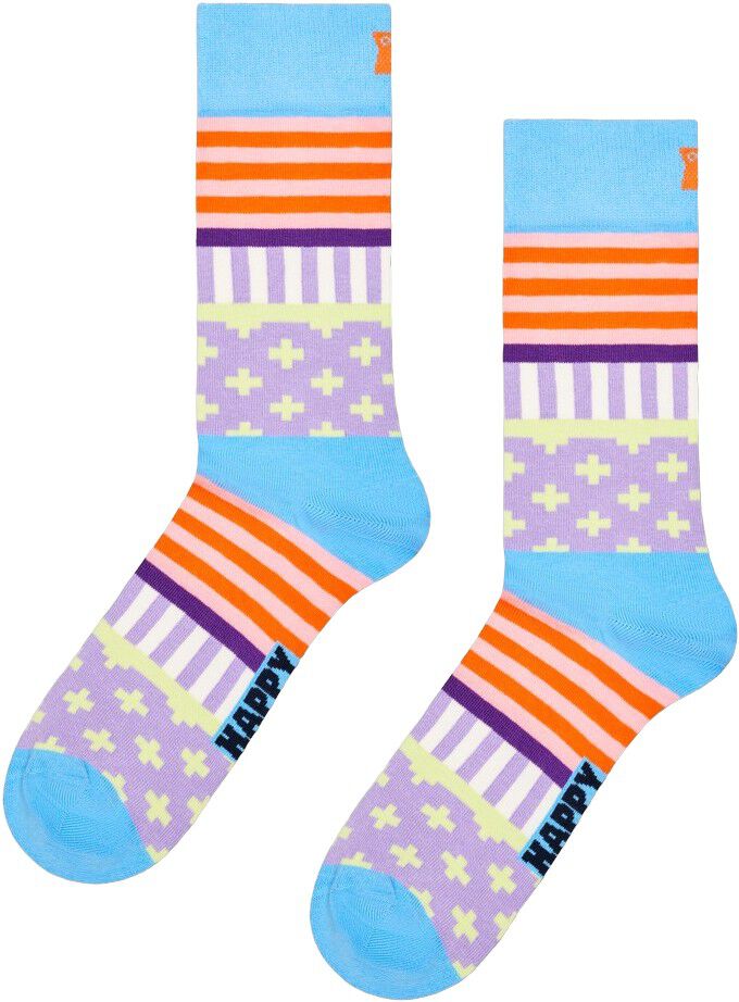 Blocked Stripe Sock