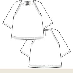 Angie S/S Cotton Twill Blouse