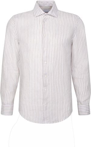 Linen shirt Slim 1/1 Kent-Collar Stripes