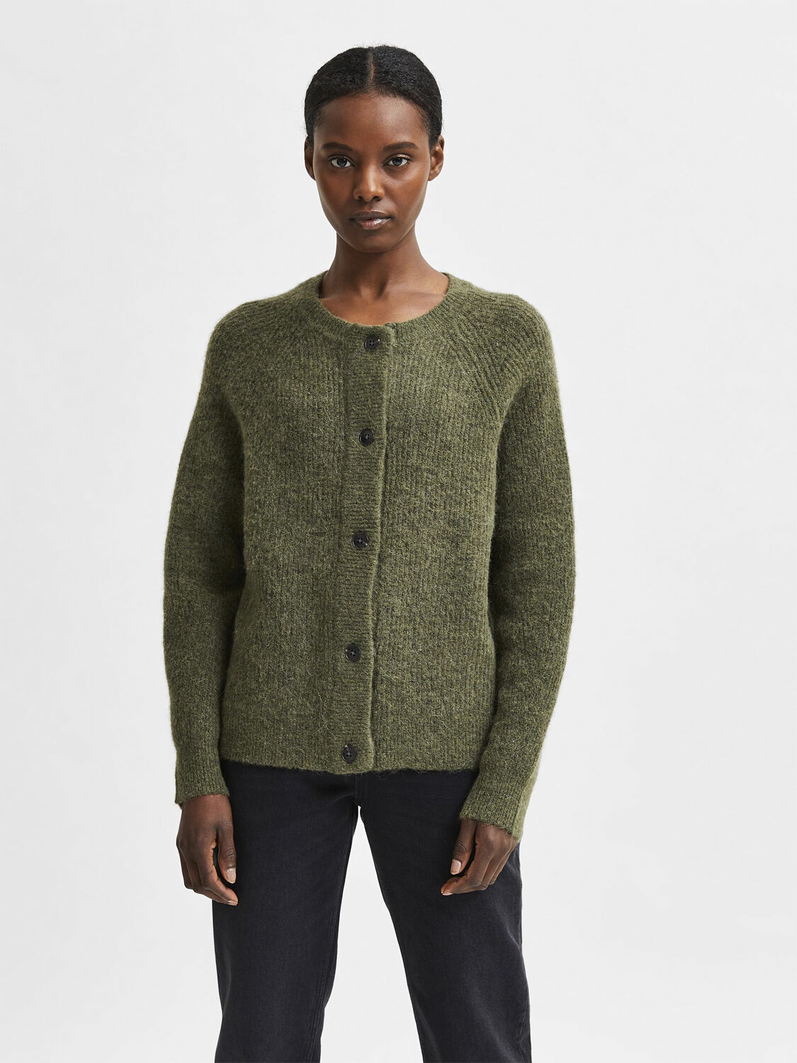 Slflulu Ls Knit Short Cardigan Noos