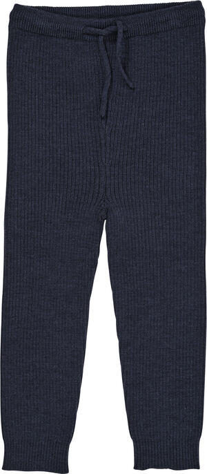 MERINO CLASSIC RIB LEGGINGS W. DRAW