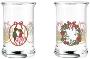 Holmegaard Christmas Juledramglas 2025 3 cl multi 2 stk.