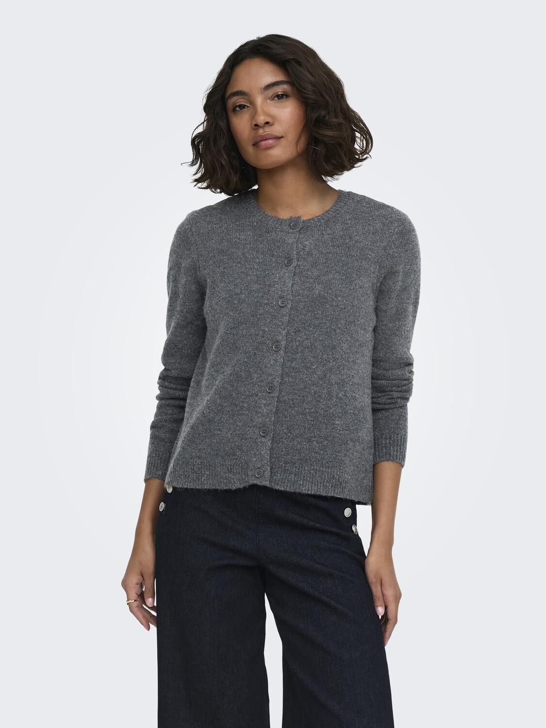 Onlolivia Ls O-Neck Cardigan Cc Knt