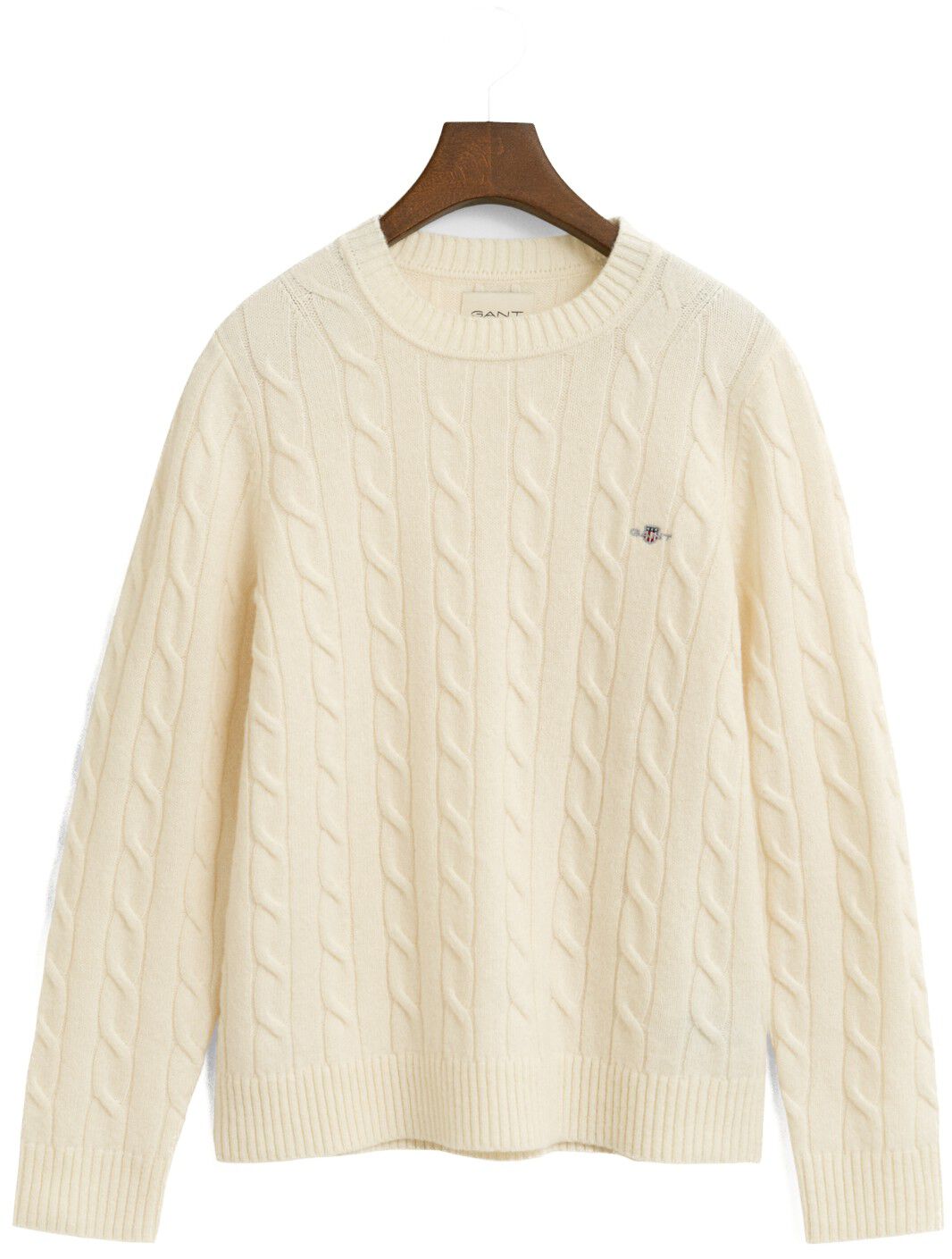 LAMBSWOOL CABLE C-NECK