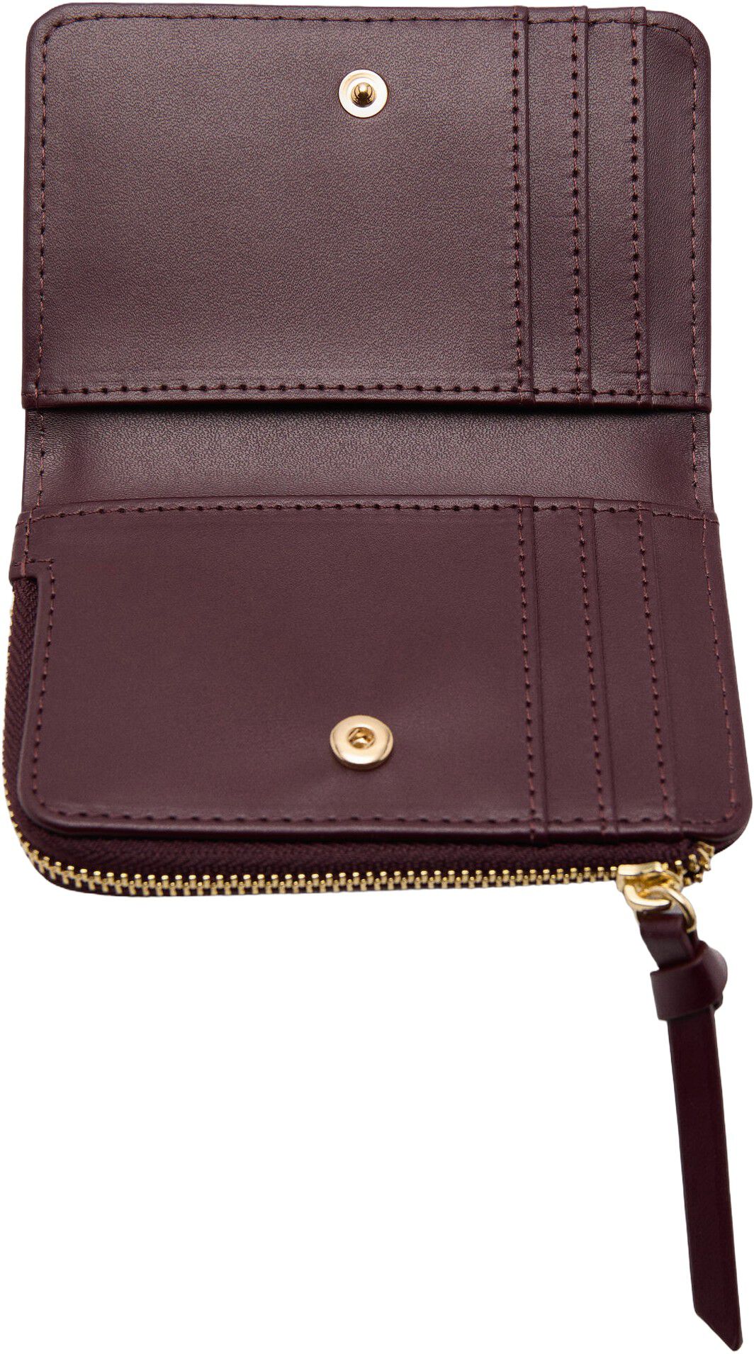 Small faux-leather wallet