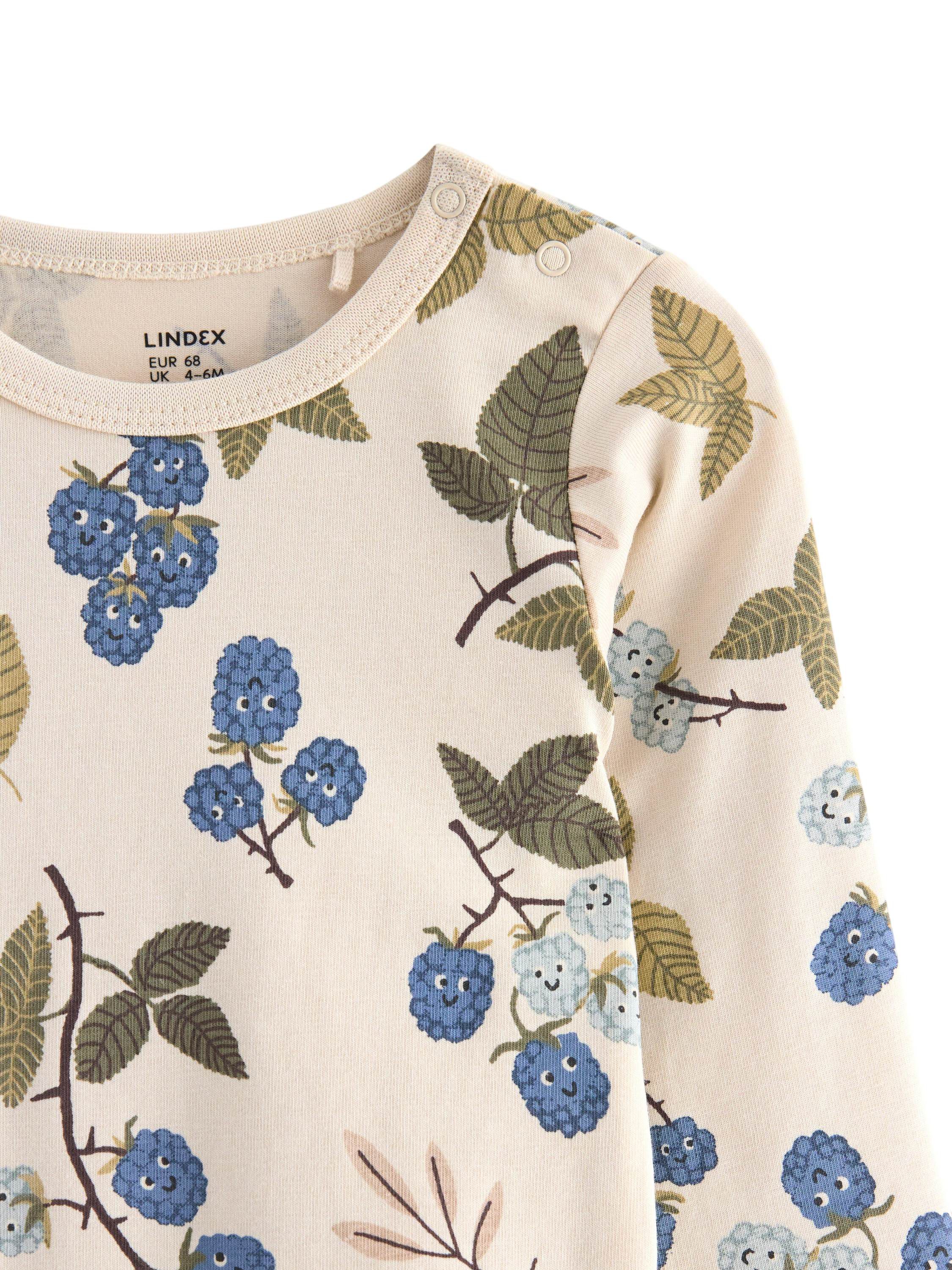 Long-sleeved bodysuit in soft and s