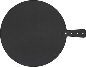 Serveringsbrett med håndtak 35,5 cm Svart trefiber