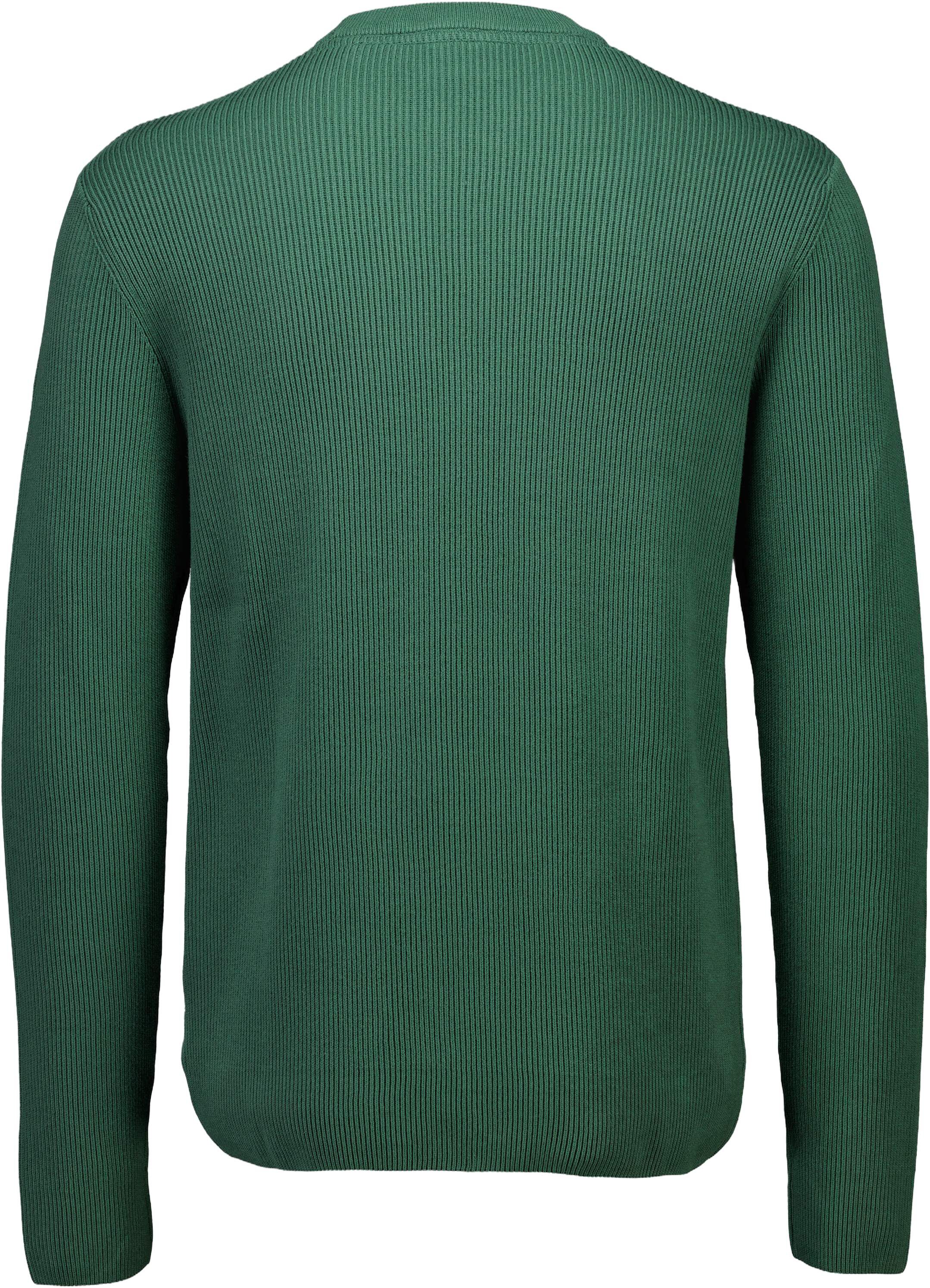 Rib knitted o-neck knit