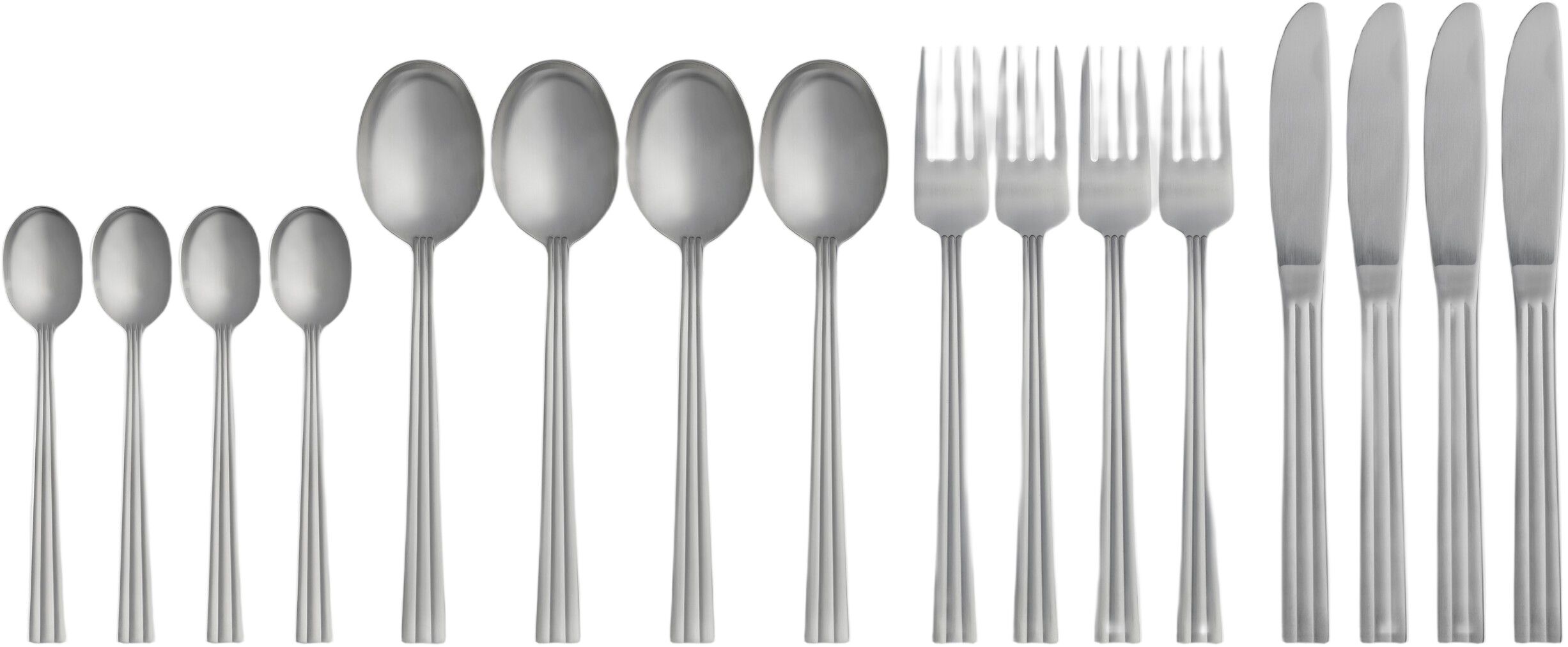 Bestickset Thebe Edition 2024 16 delar Matt st&aring;l Recycled