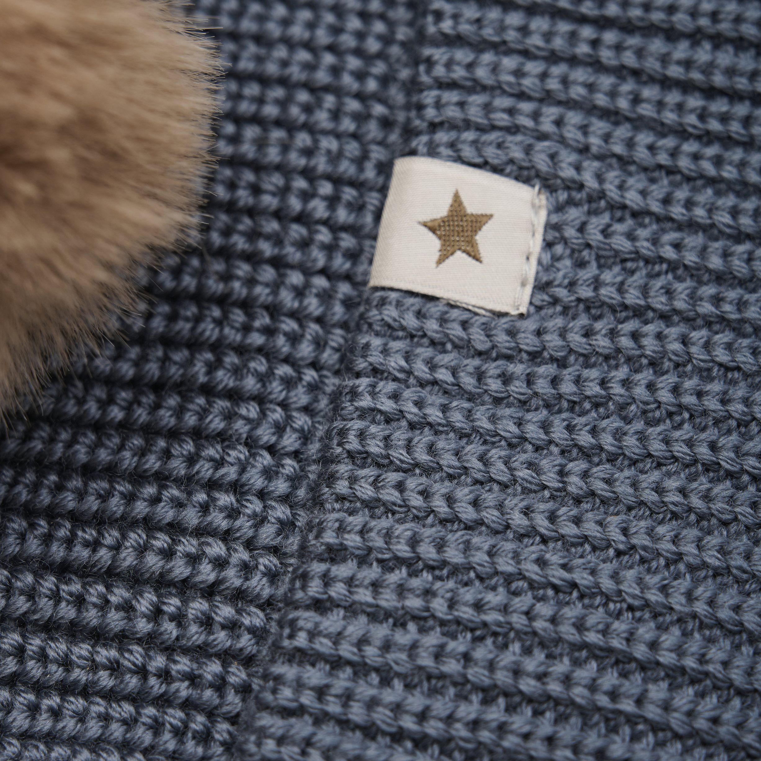 Beanie Wool Knit Pompoms