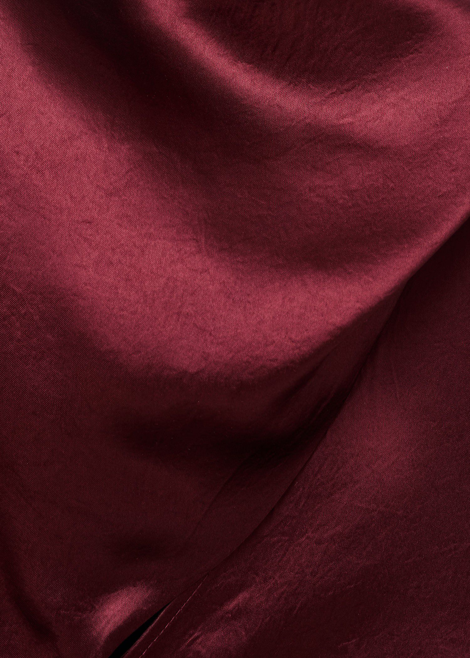 Satin blouse with foulard