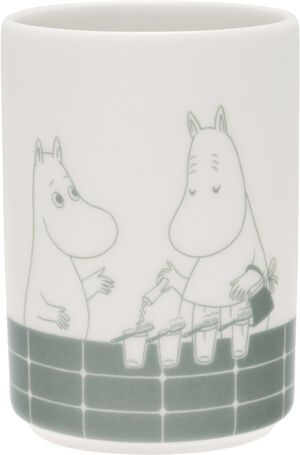 Moomin Arabia tandbørsteholder, badetid