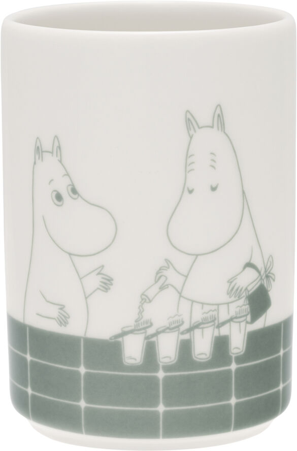 Moomin Arabia tandbørsteholder, badetid