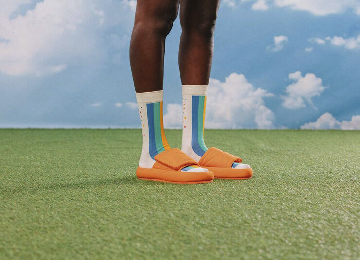 Strømper - Rainbow Cake