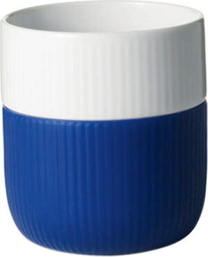 Fluted Contrast mugg Mega blå 33 cl