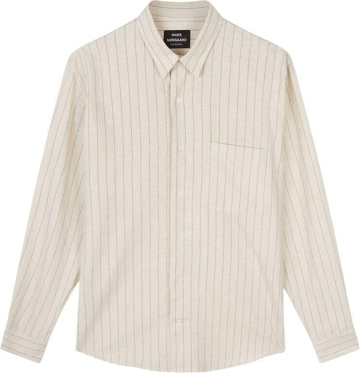 Cotton Linen Malte Stripe Shirt