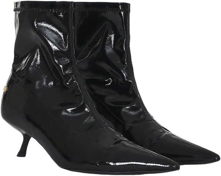 HILDA BOOTS - HIGH-SHINE BLACK