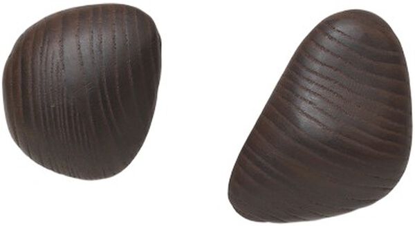 Cairn Hooks - Set of 2 - Dark Brown