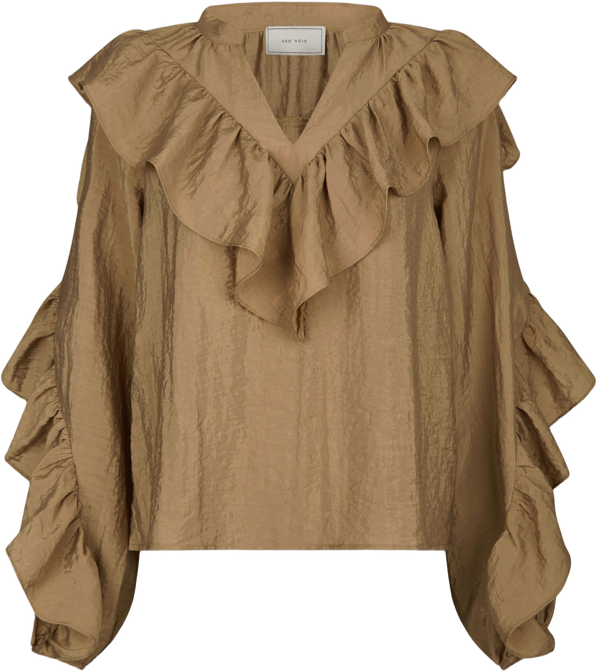 Nula Flounce Crisp Blouse