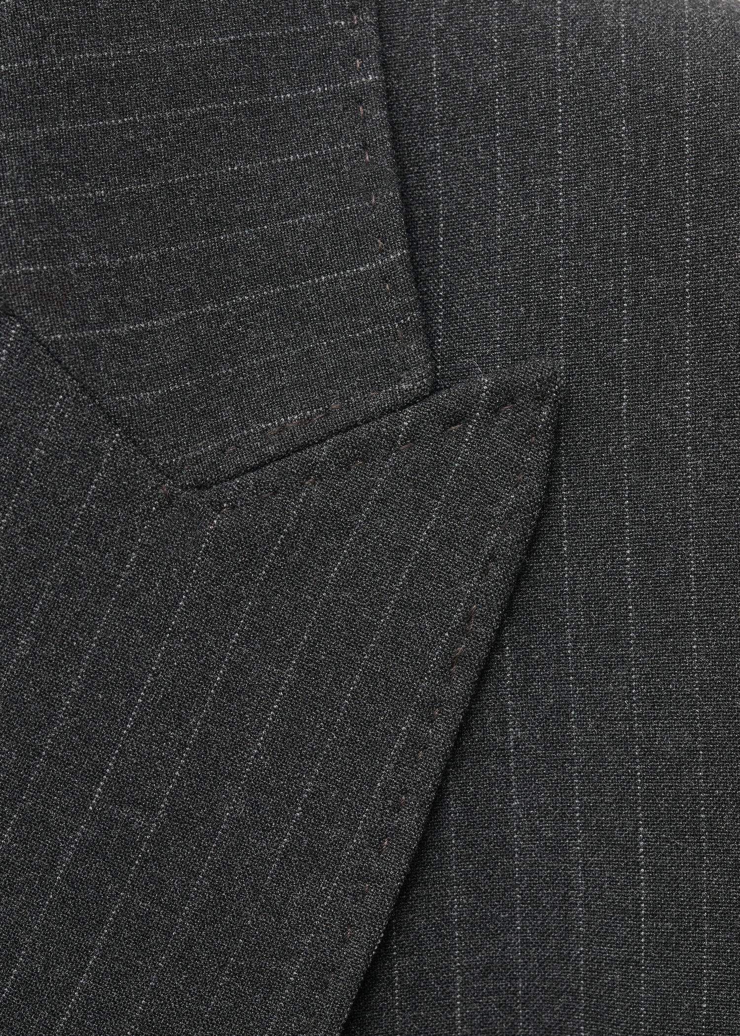 Pinstripe suit jacket