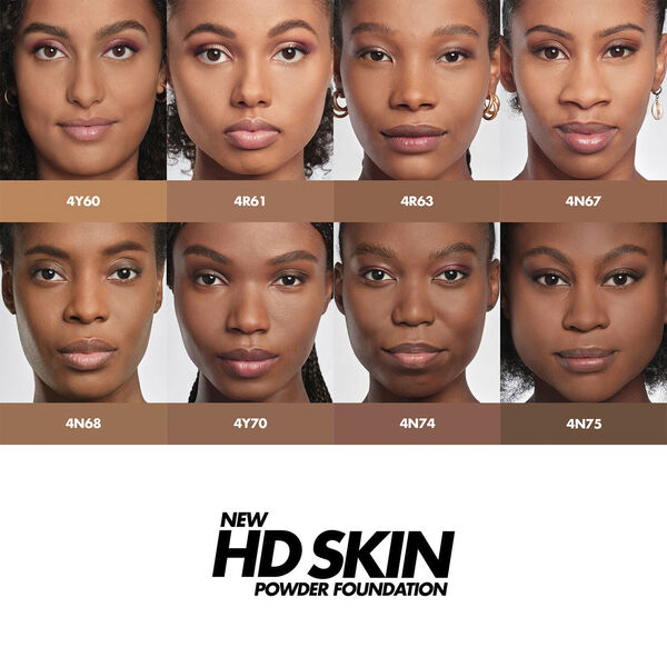 HD Skin Powder Foundation - 24HR Undetectable Blurring Powder Foundati