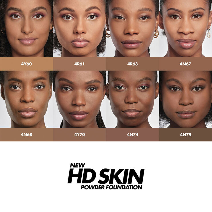 HD Skin Powder Foundation - 24HR Undetectable Blurring Powder Foundati