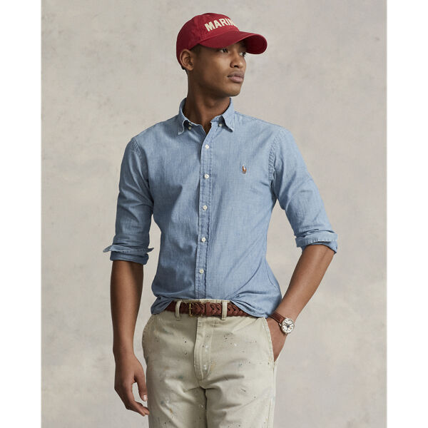 Slim Fit Chambray Shirt