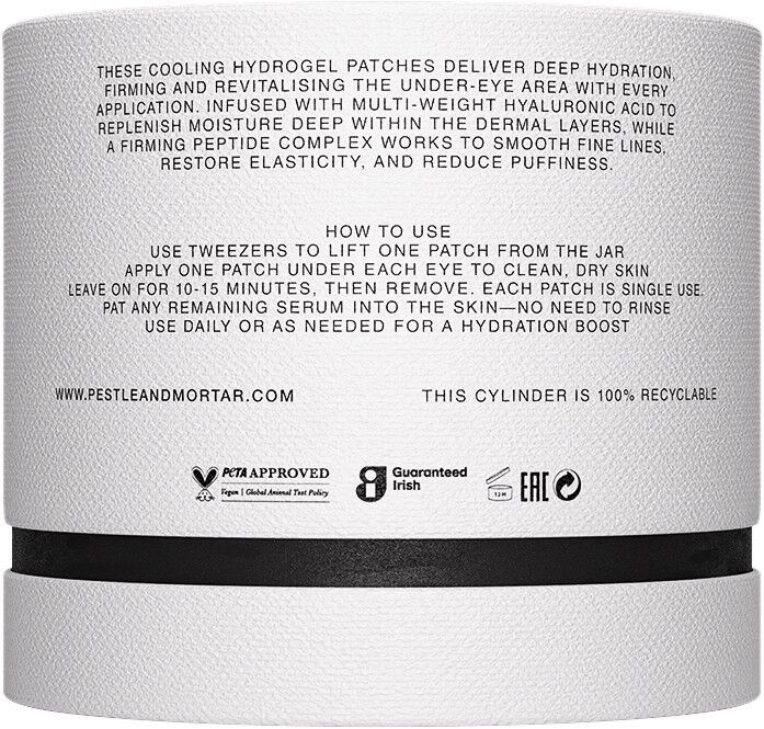 Pure Hyaluronic Hydrogel Eye Patches