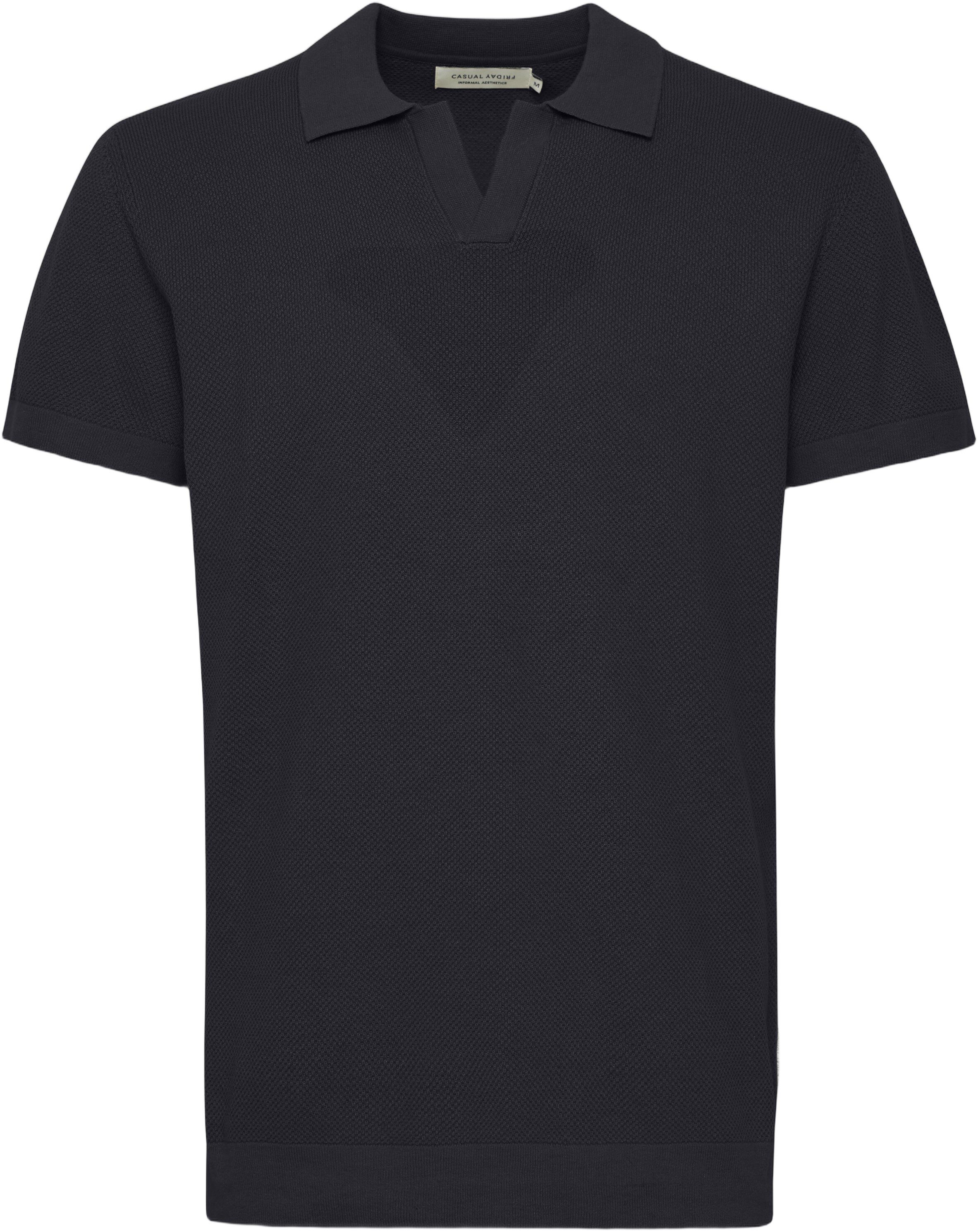 CFMATEO SS structured polo knit