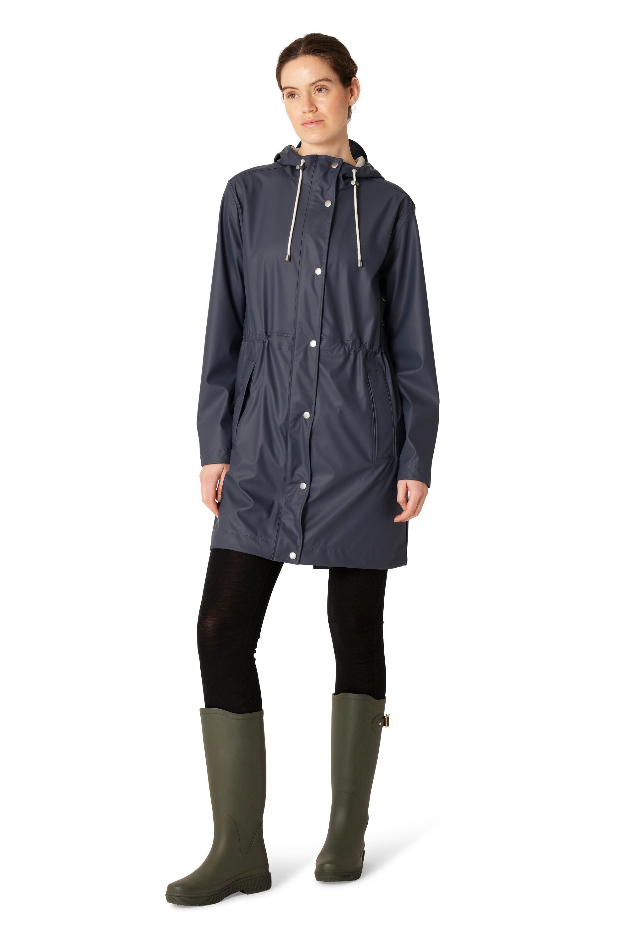 Long Parka Rain Jacket