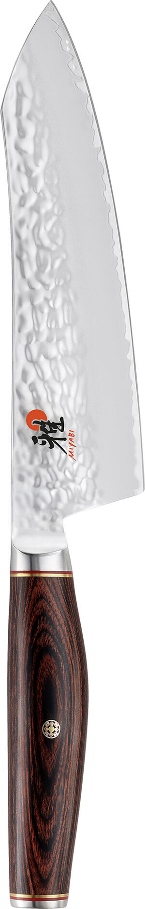 6000 MCT Rocking Santoku 180 Brun Fin egg