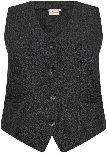 Curvy WA-NOIDA 1 Vest M&oslash;rk brun