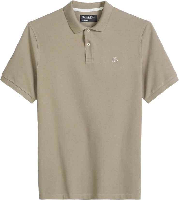 Polo shirt, short sleeve, button pl