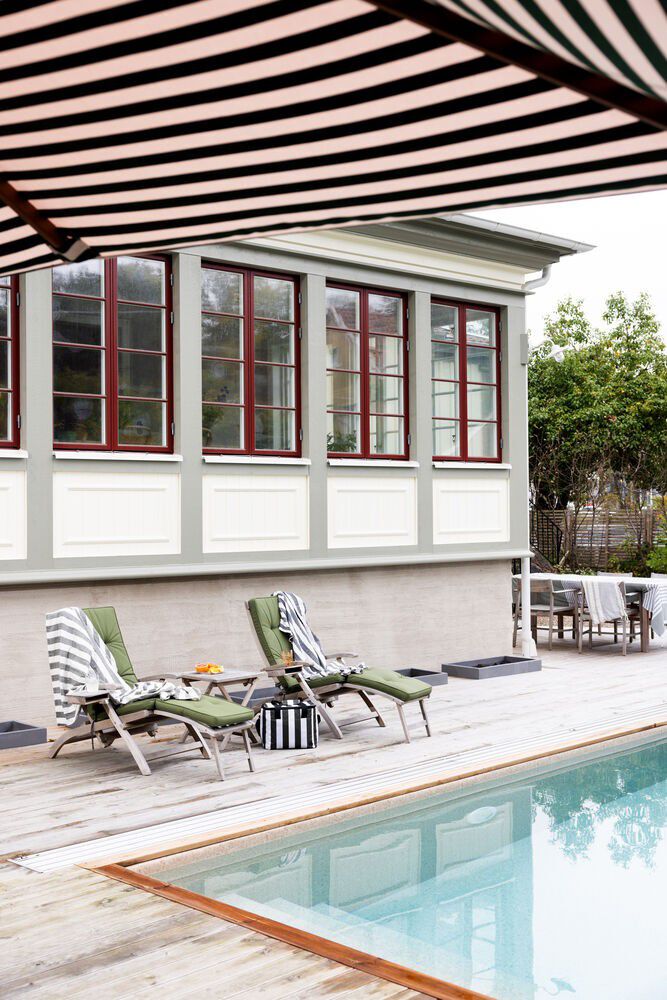 City stripe cooler bag large rPET