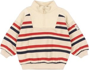 LOU HALF ZIP SWEAT GOTS