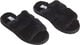 Slippers of 100% New Zealand Sheepskin, Black
