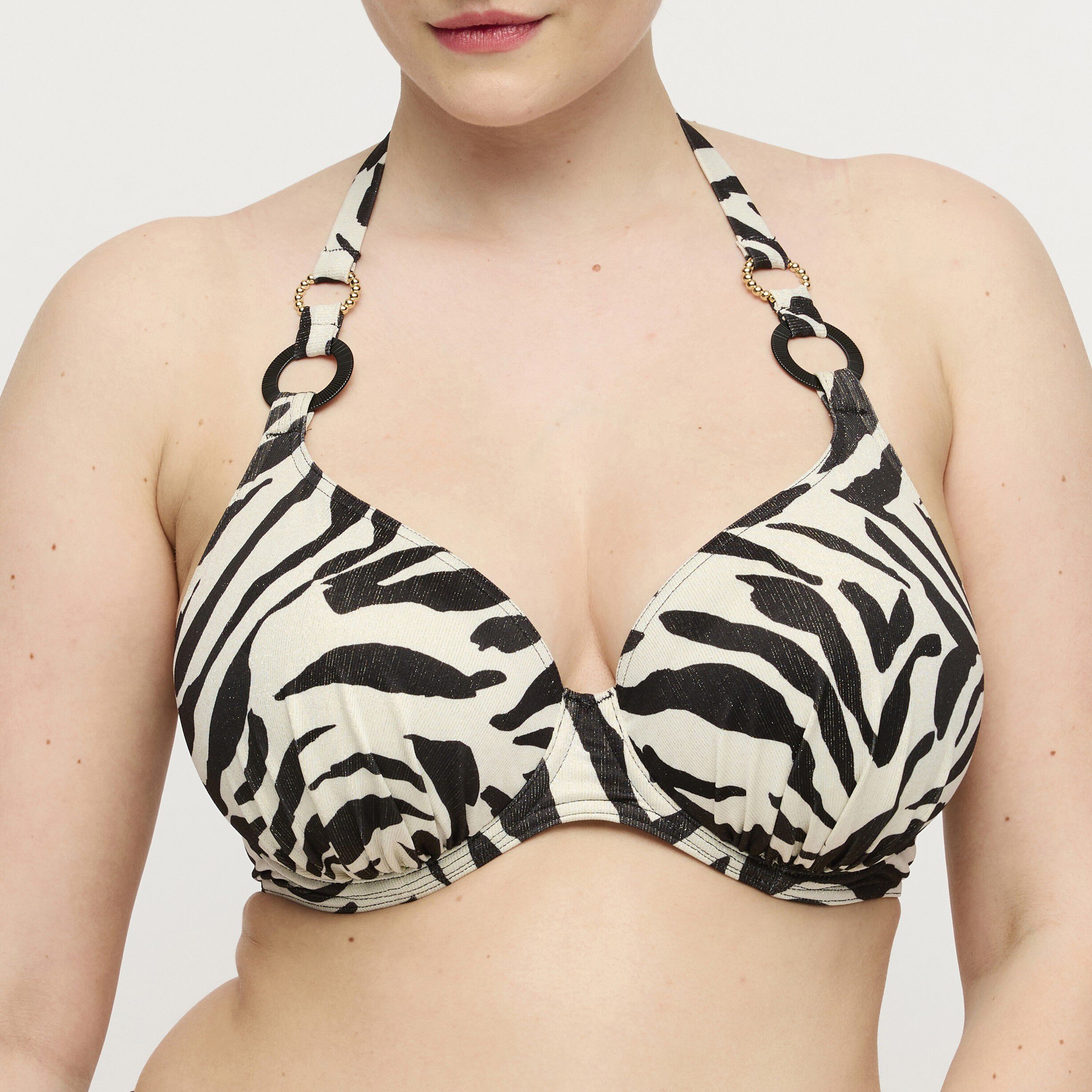 Dalice half padded plunge bikini top