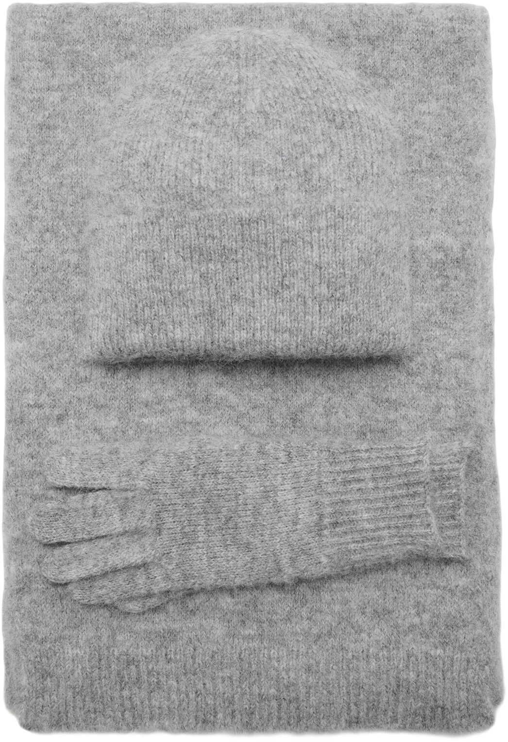 Rib-knit cap