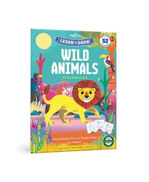 eeBoo - Lær at tegne - Vilde dyr
