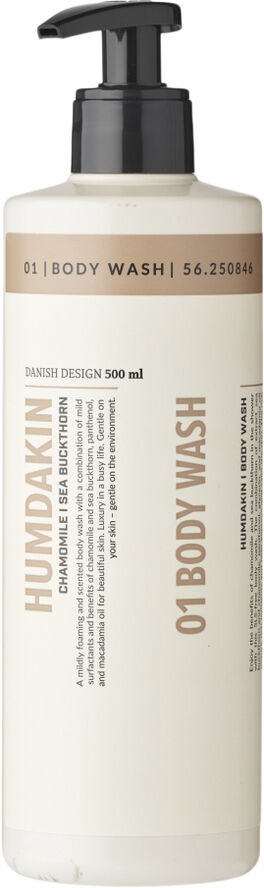 01 Body wash 500 ml - chamomile and sea buckthorn