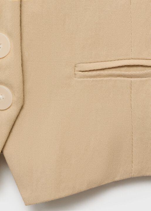 Suit vest with thin straps