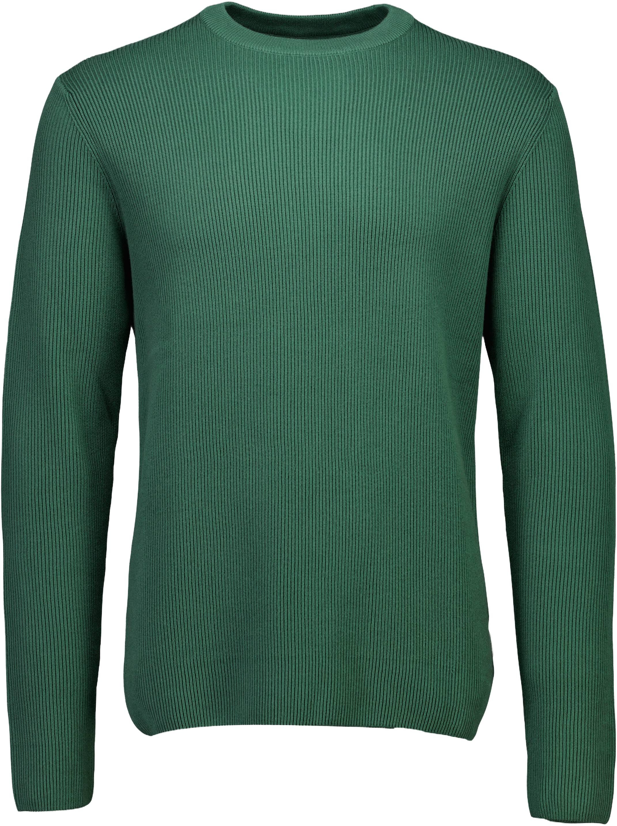 Rib knitted o-neck knit