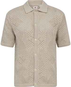 SWEATER CAMP SHIRT PUMICE STON