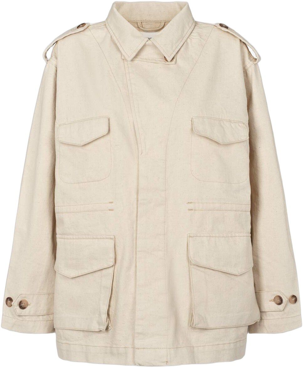 Denim ecru defense jacket - Feodora